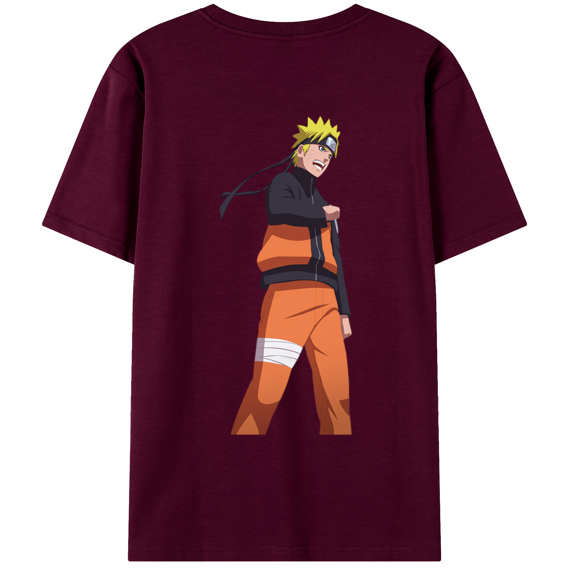 （画像用） NARUTO -ナルト- うずまき ナルト Uzumaki Naruto レディース半袖Tシャツ(バックプリント)